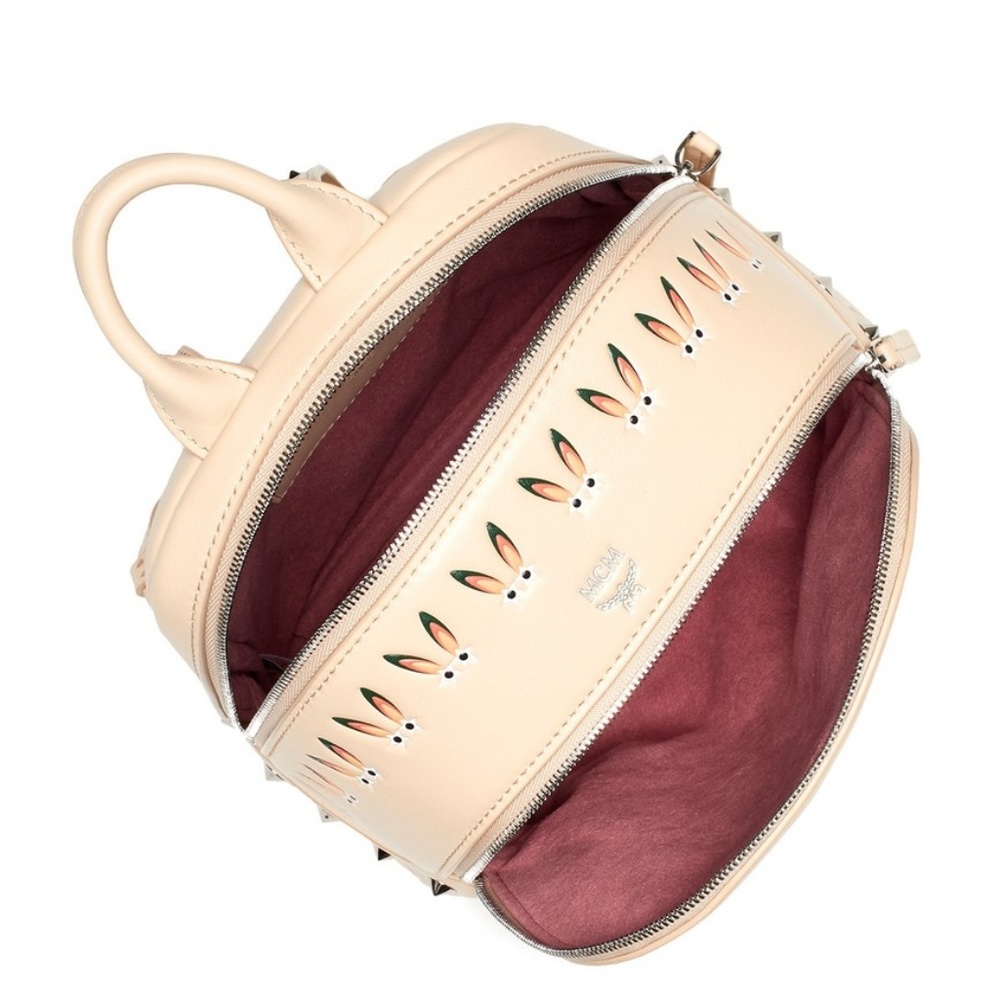 SOLD ! MCM Star Bunny Mini Leather Backpack - Picture 3 of 8